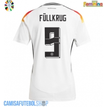 Camisa de time de futebol Alemanha Niclas Fullkrug #9 Replicas 1º Equipamento Feminina Europeu 2024 Manga Curta